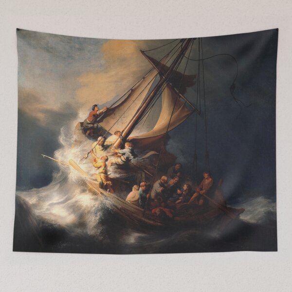 Item preview, Rembrandt's The Storm on the Sea of Galilee - Authentic Masterpiece Art designed and sold by Under-TheTable.