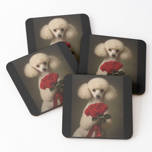 Item preview, Poodle And Red Roses designed and sold by ErdmanBerge.