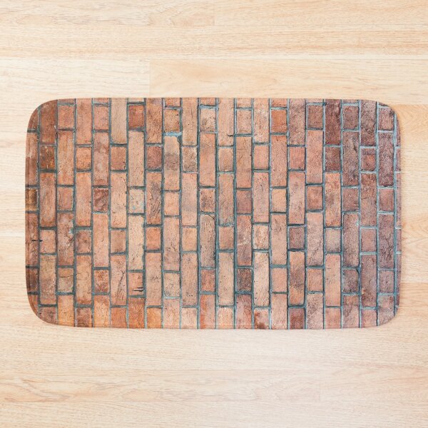 Item preview, red brick wall designed and sold by piakestore.