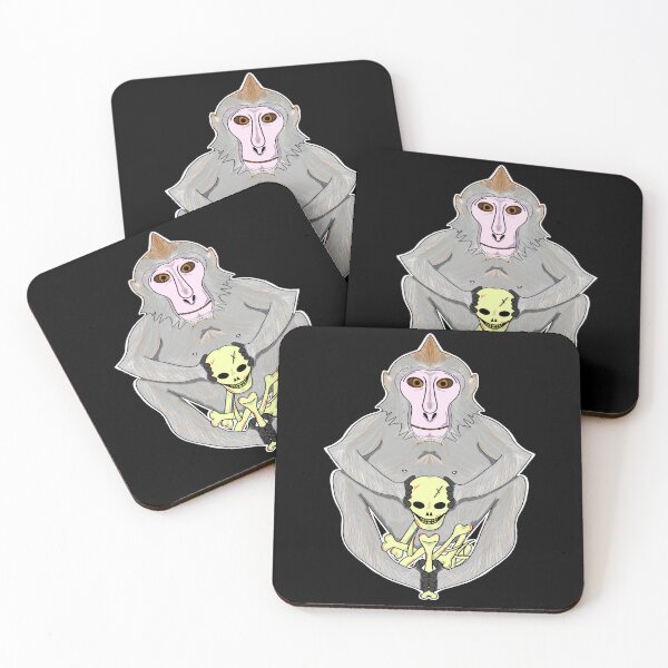 Item preview, Monkey with bones designed and sold by Rockerbeard.
