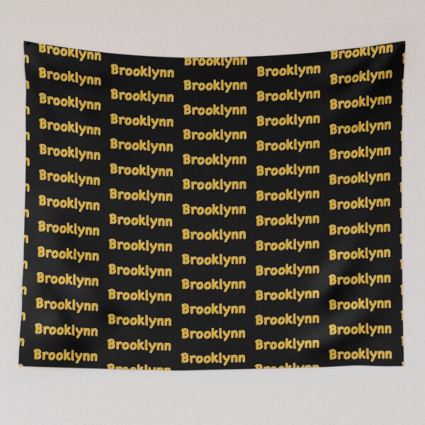 Item preview, Golden Balloon Brooklynn Name Label - (Black) designed and sold by NormadWorld.
