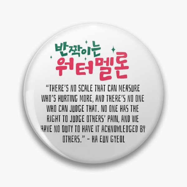 Item preview, Twinkling Watermelon Korean Drama Quote designed and sold by ArtRaftPro.
