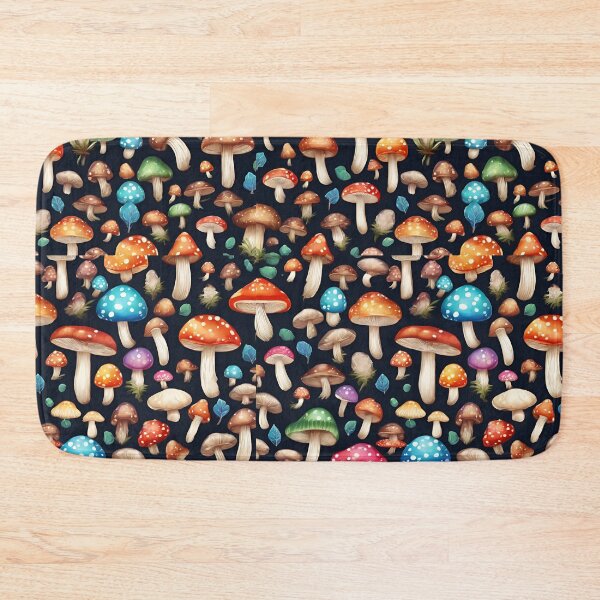Item preview, Marvelous Christmas Mushroom Pattern designed and sold by DigiDreamyArt.