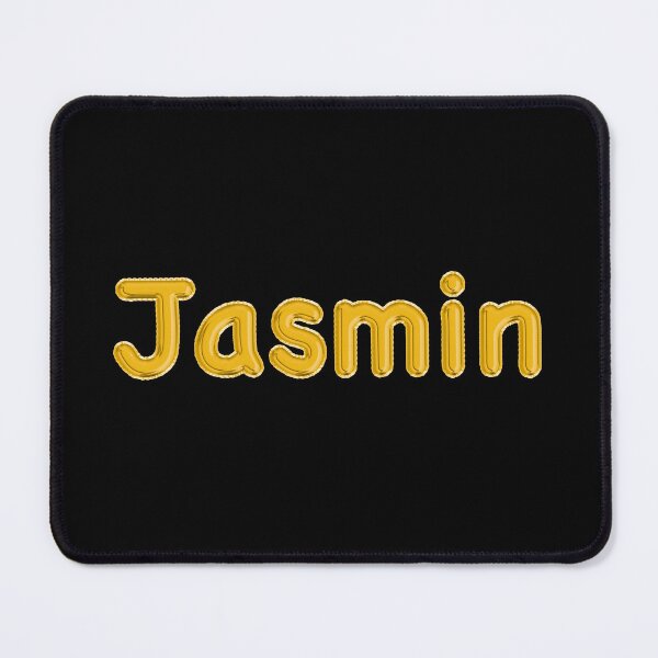 Item preview, Golden Balloon Jasmin Name Label - (Black) designed and sold by NormadWorld.