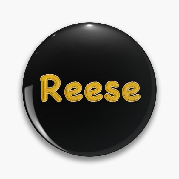 Item preview, Golden Balloon Reese Name Label - (Black) designed and sold by NormadWorld.