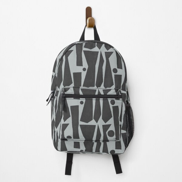 Item preview, Geometric black grey pattern designed and sold by janedrawsthings.