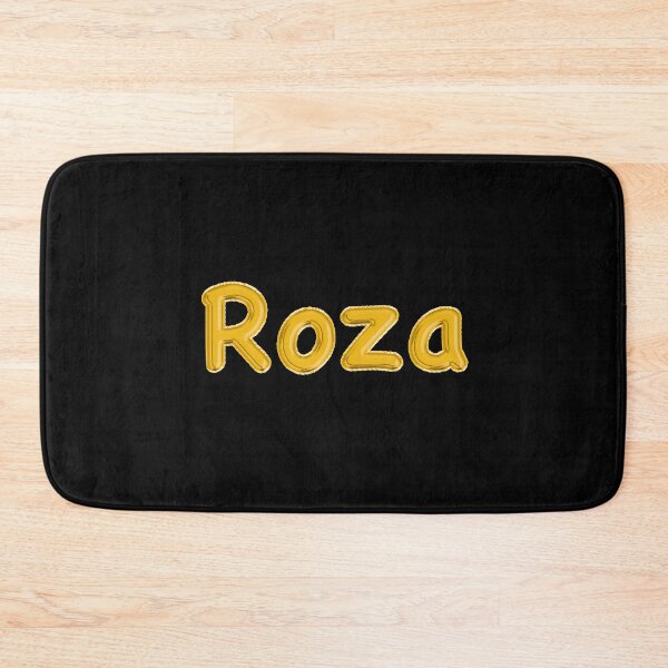 Item preview, Golden Balloon Roza Name Label - (Black) designed and sold by NormadWorld.