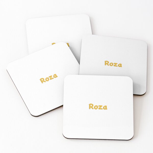 Item preview, Golden Balloon Roza Name Label designed and sold by NormadWorld.