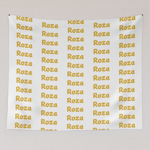 Item preview, Golden Balloon Roza Name Label designed and sold by NormadWorld.