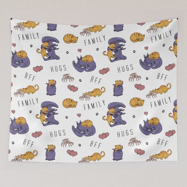 Item preview, Alien Hugs Cat designed and sold by HMCraft.