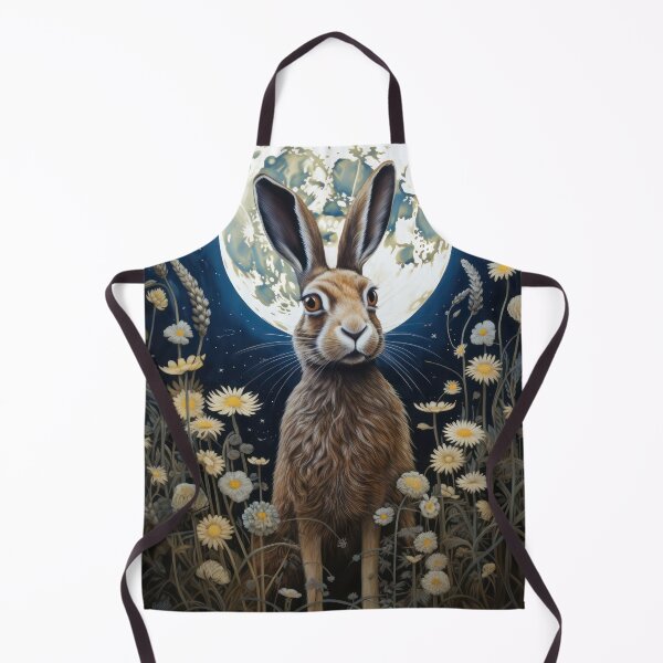 Item preview, Hare, Pagan Hare, Pagan Art, Moon, Animal,  designed and sold by thewandswant.