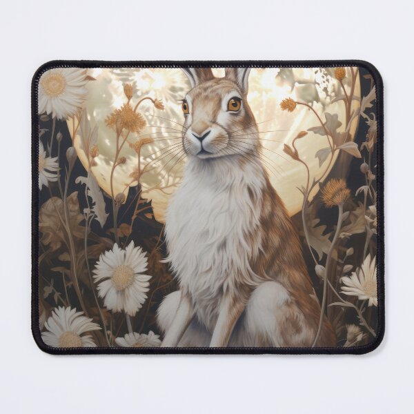 Item preview, Hare, Pagan Hare, Pagan Art, Moon, Animal,  designed and sold by thewandswant.