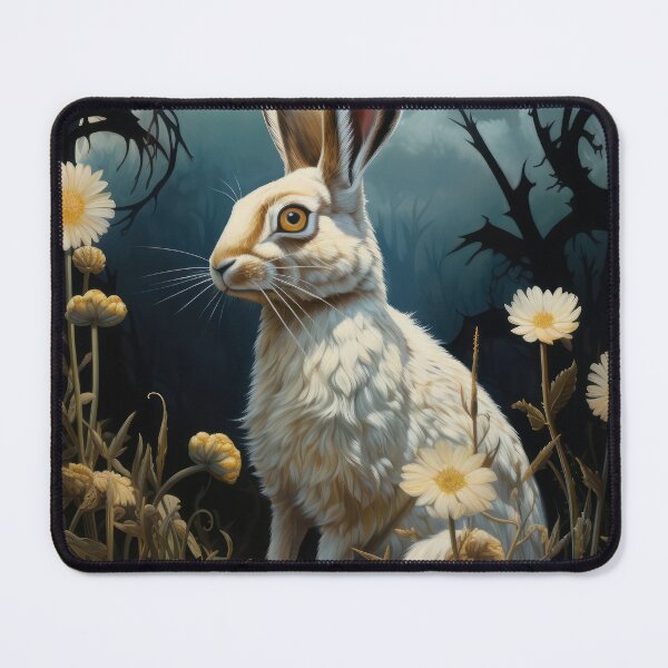 Item preview, Hare, Pagan Hare, Pagan Art, Moon, Animal, designed and sold by thewandswant.