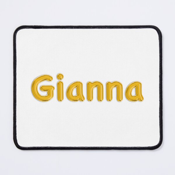 Item preview, Golden Balloon Gianna Name Label designed and sold by NormadWorld.