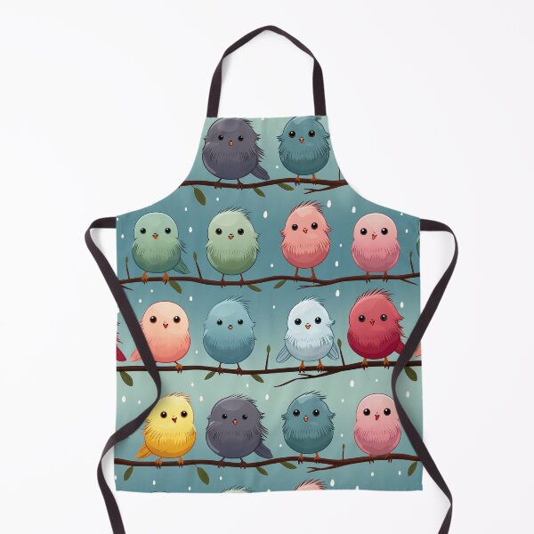 Item preview, Cute Pastel Birds Patturn designed and sold by PigmeArt.