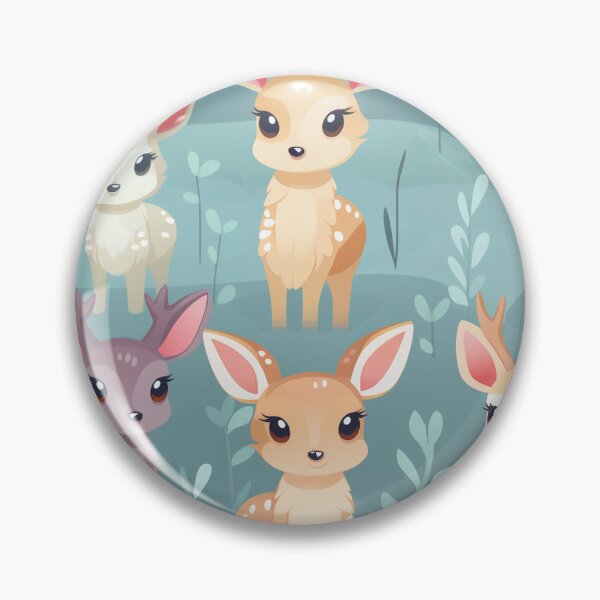 Item preview, Cute Pastel Deers Patturn designed and sold by PigmeArt.
