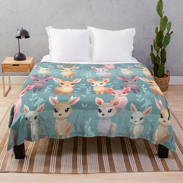 Item preview, Cute Pastel Deers Patturn designed and sold by PigmeArt.