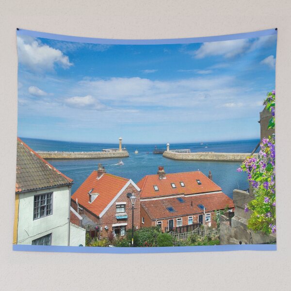 Item preview, Whitby Lighthouse View designed and sold by Alisonchambers2.