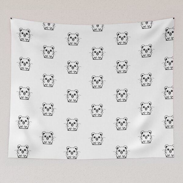 Item preview, Joyful Hamster: Spreading Smiles with a Grin designed and sold by Pawsitive2Print.