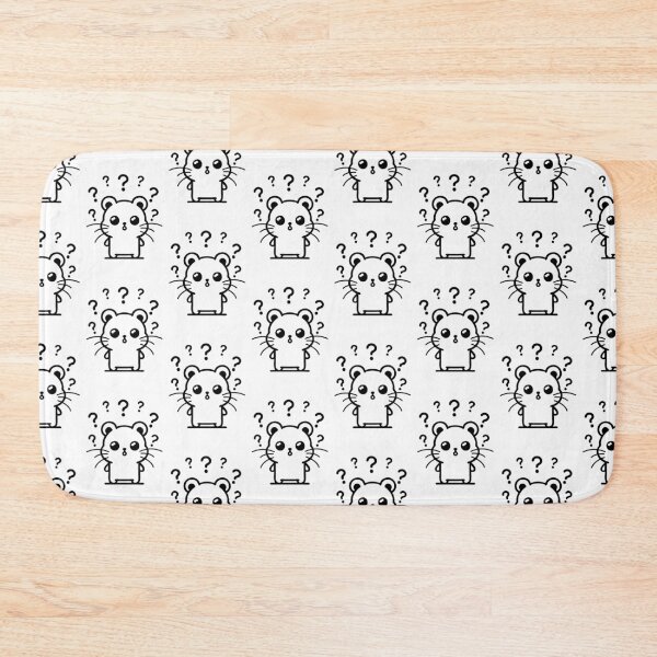Item preview, Curiosity Captured: Puzzled Hamster Pose designed and sold by Pawsitive2Print.
