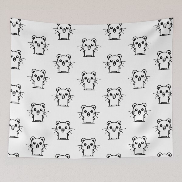 Item preview, Joyful Hamster: Spreading Smiles with a Grin designed and sold by Pawsitive2Print.