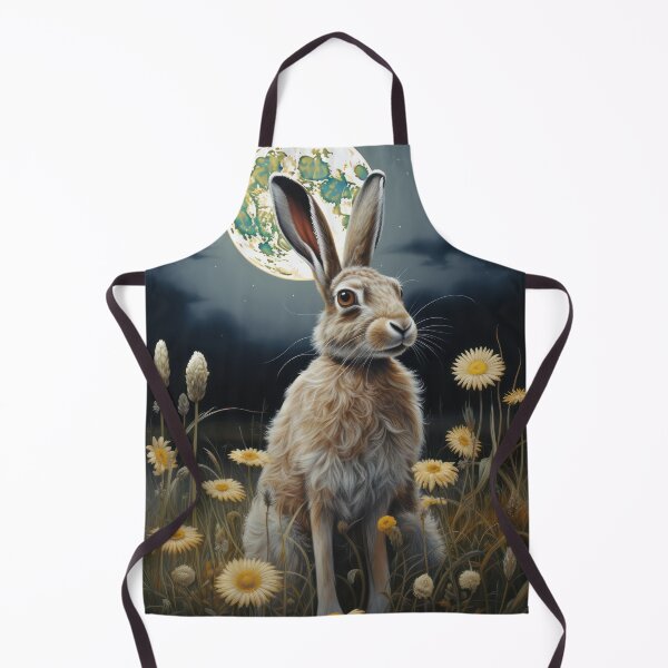 Item preview, Hare, Pagan Hare, Pagan Art, Moon, Animal, designed and sold by thewandswant.