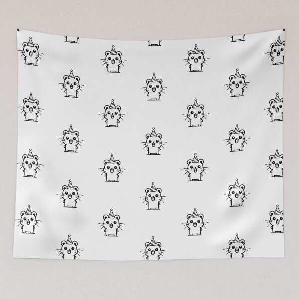 Item preview, Smiling Hamster Celebration designed and sold by Pawsitive2Print.
