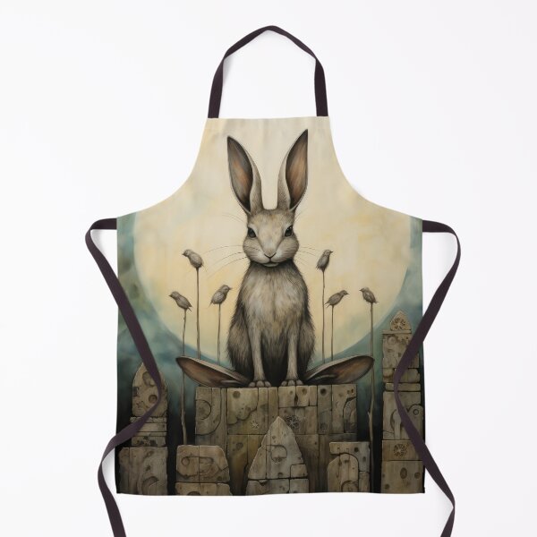 Item preview, Hare, Pagan Hare, Pagan Art, Moon, Animal,  designed and sold by thewandswant.