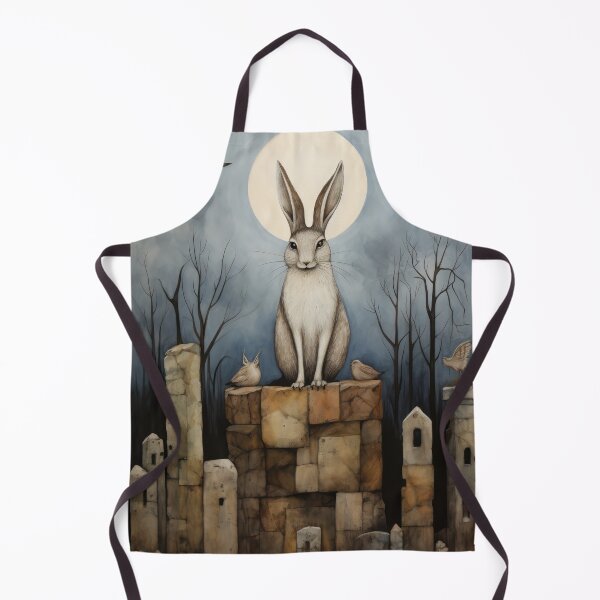 Item preview, Hare, Pagan Hare, Pagan Art, Moon, Animal,  designed and sold by thewandswant.