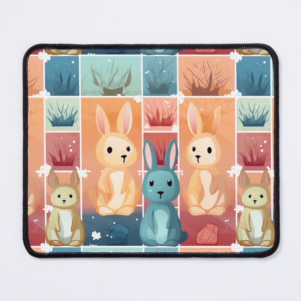 Item preview, Cute Pastel Bunny, Rabbit Patturn designed and sold by PigmeArt.