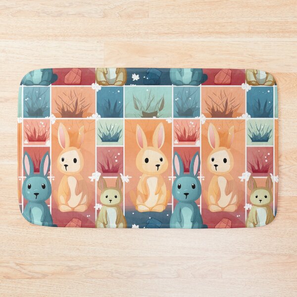 Item preview, Cute Pastel Bunny, Rabbit Patturn designed and sold by PigmeArt.