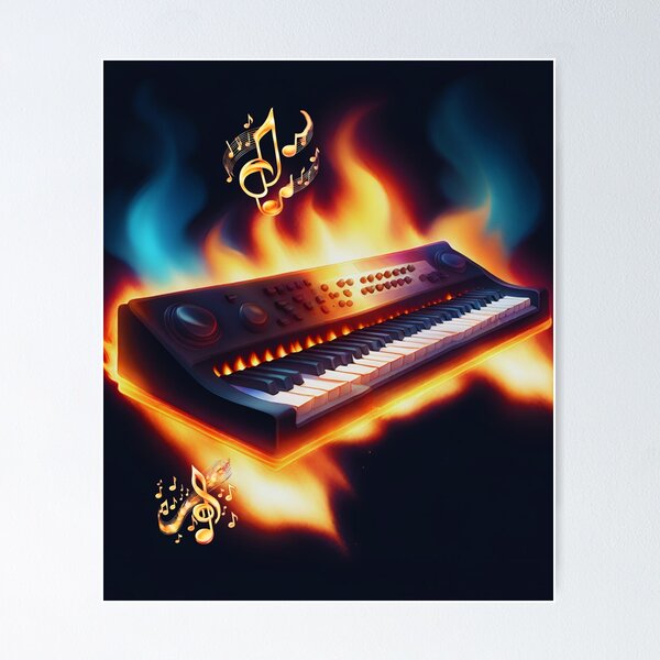 Item preview, The Burning Synth designed and sold by TakeThis4.