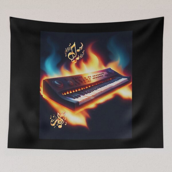 Item preview, The Burning Synth designed and sold by TakeThis4.