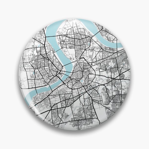 Item preview, Surat City Map of Gujarat, India - Circle  designed and sold by deMAP.