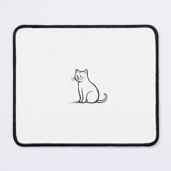 Item preview, Cute Cat Single line drawing style designed and sold by MuteluArtwork.