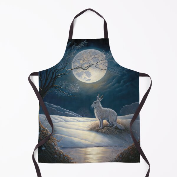 Item preview, Hare, Pagan Hare, Pagan Art, Moon, Animal,  designed and sold by thewandswant.