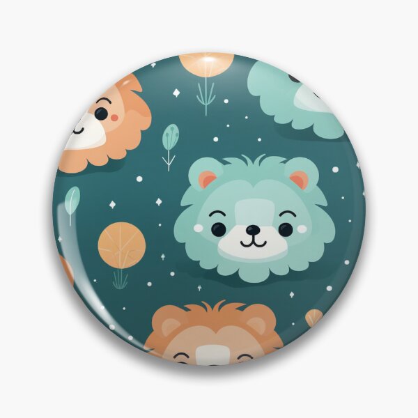 Item preview, Cute Lion Patturn designed and sold by PigmeArt.