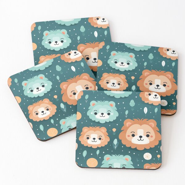 Item preview, Cute Lion Patturn designed and sold by PigmeArt.