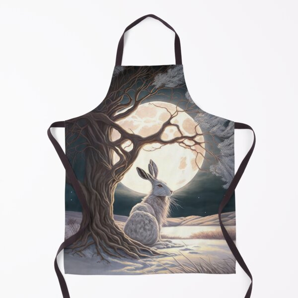 Item preview, Hare, Pagan Hare, Pagan Art, Moon, Animal,  designed and sold by thewandswant.