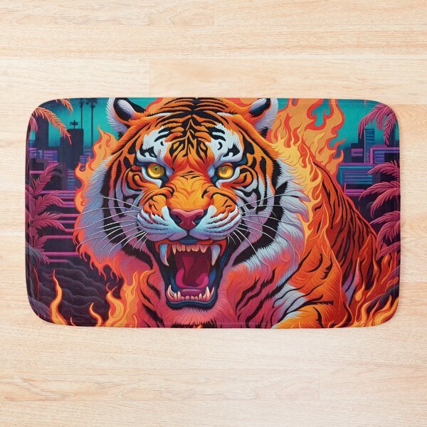 Item preview, Tiger In Flames 07 designed and sold by tpixx.