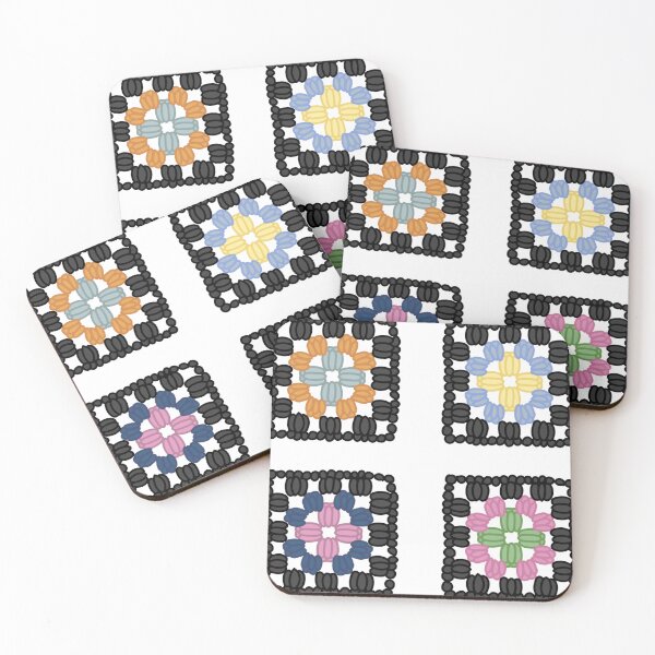 Item preview, Crochet Granny Squares designed and sold by zdaisya.