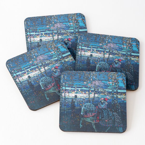 Item preview, Wassily Kandinsky Riding Couple Art - Abstract Expressionist designed and sold by Under-TheTable.