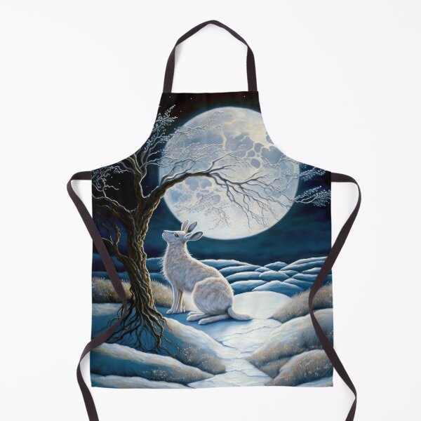 Item preview, Hare, Pagan Hare, Pagan Art, Moon, Animal,  designed and sold by thewandswant.