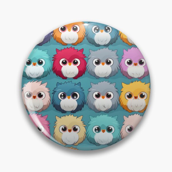 Item preview, Cute Colorful Owl Patturn designed and sold by PigmeArt.