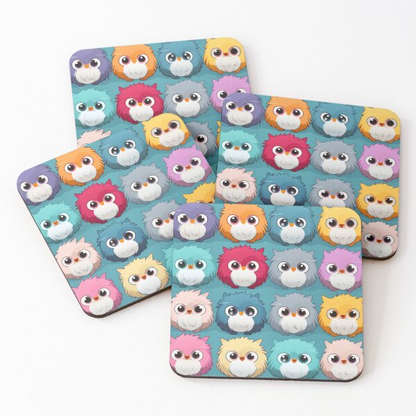 Item preview, Cute Colorful Owl Patturn designed and sold by PigmeArt.