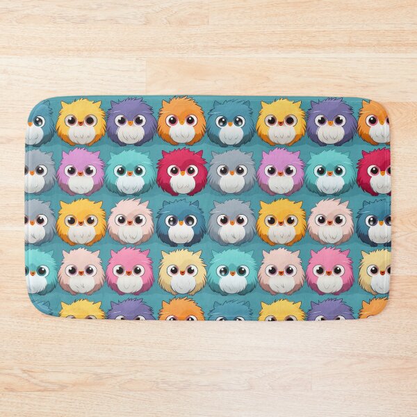 Item preview, Cute Colorful Owl Patturn designed and sold by PigmeArt.