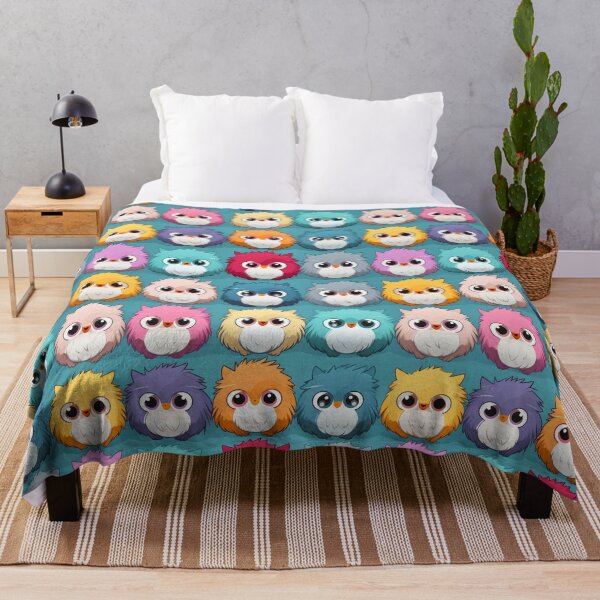 Item preview, Cute Colorful Owl Patturn designed and sold by PigmeArt.