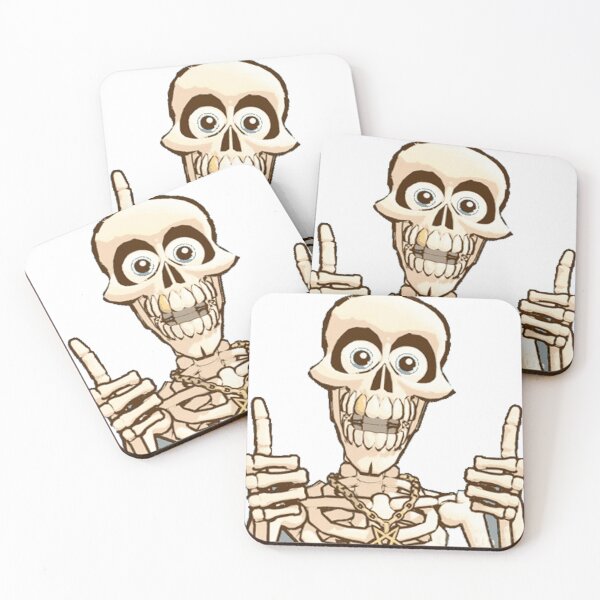 Item preview, Skeleton thumbs up meme designed and sold by Don Pollo Designs.