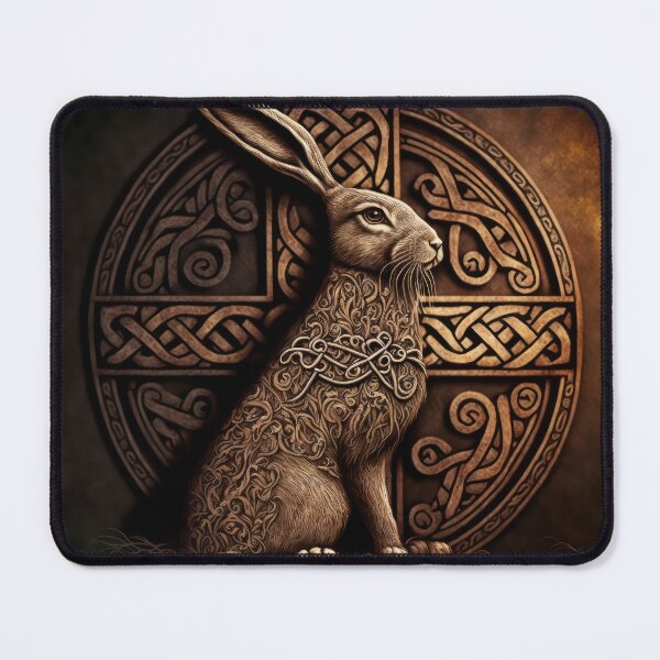 Item preview, Hare, Pagan Hare, Pagan Art, Moon, Animal, designed and sold by thewandswant.