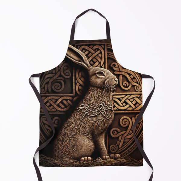 Item preview, Hare, Pagan Hare, Pagan Art, Moon, Animal, designed and sold by thewandswant.
